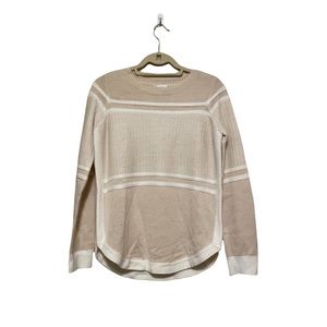 Design History Sweater - Tan and Cream